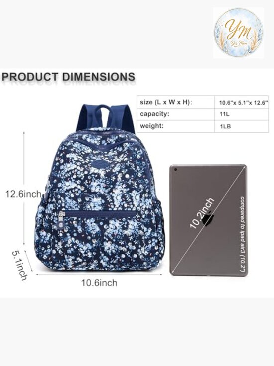 Mini Nylon Backpack Purse for Women Anti Theft Travel Daypack Water Resistant main image 4
